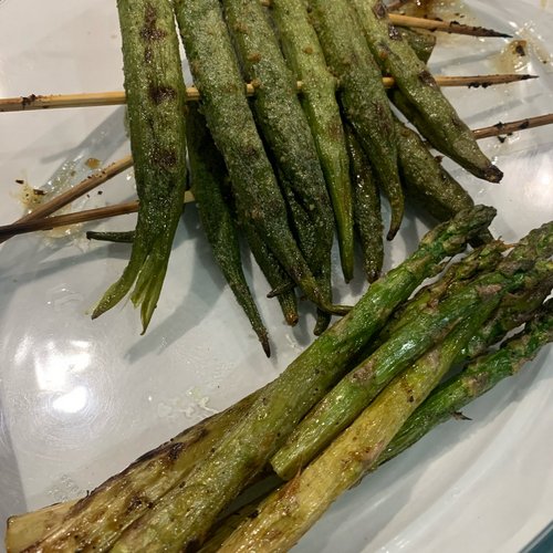 Gegrillte Okra — Bild 1