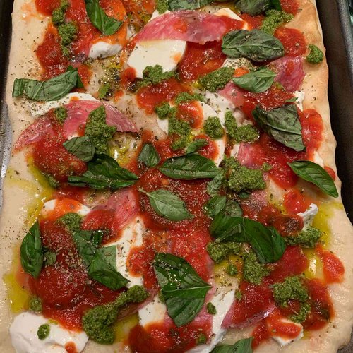 Italienisches Federbrot Pizzateig