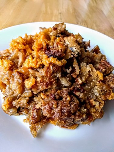 Süßkartoffel-Streusel-Auflauf mit Kokosnuss — Bild 3