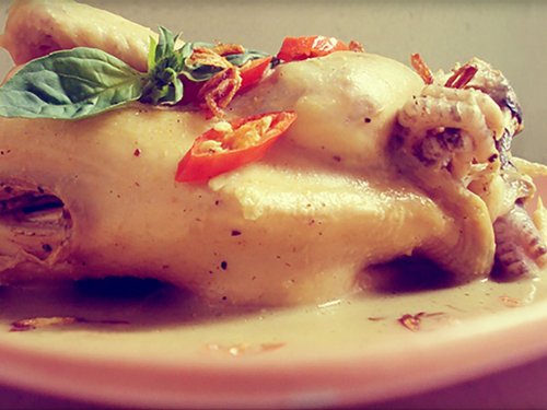 Opor Ayam (Huhn in Kokosmilch)
