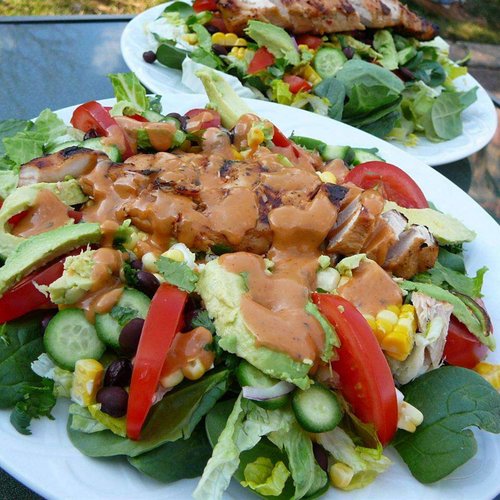 Amys Barbecue-Hähnchen-Salat