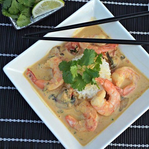 Thai-Garnelen-Curry mit Kick