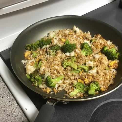 Brokkoli und Reis Pfannengerichte — Bild 3